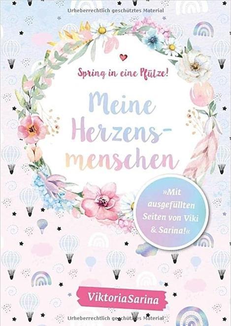 Actual product image Spring in eine Pfütze! Meine Herzensmenschen (German, Victoriasarina, 2022)