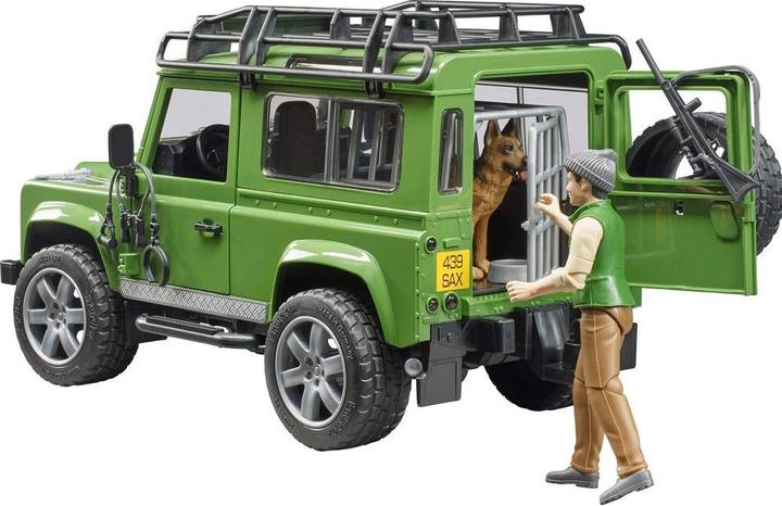 Produktbild Bruder Land Rover Defender Station Wagon mit Förster und Hund
