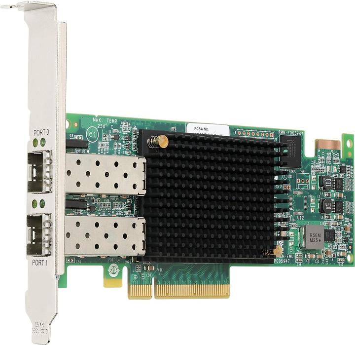 Image du produit Broadcom Emulex LightPulse 16Gb FC HBA double port LPe16002B d'Avago (PCI Express 3.0 x8)