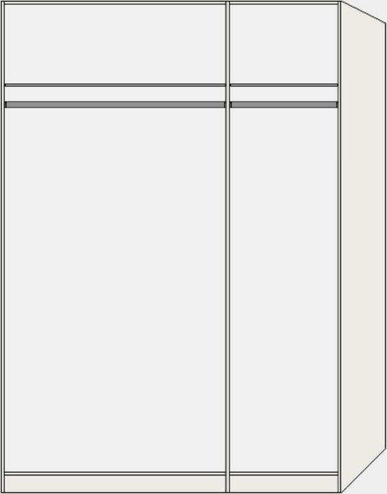 Immagine prodotto Jutzler Drehtürenschrank 3-türig (152,5 x 58,5 x 195 cm)