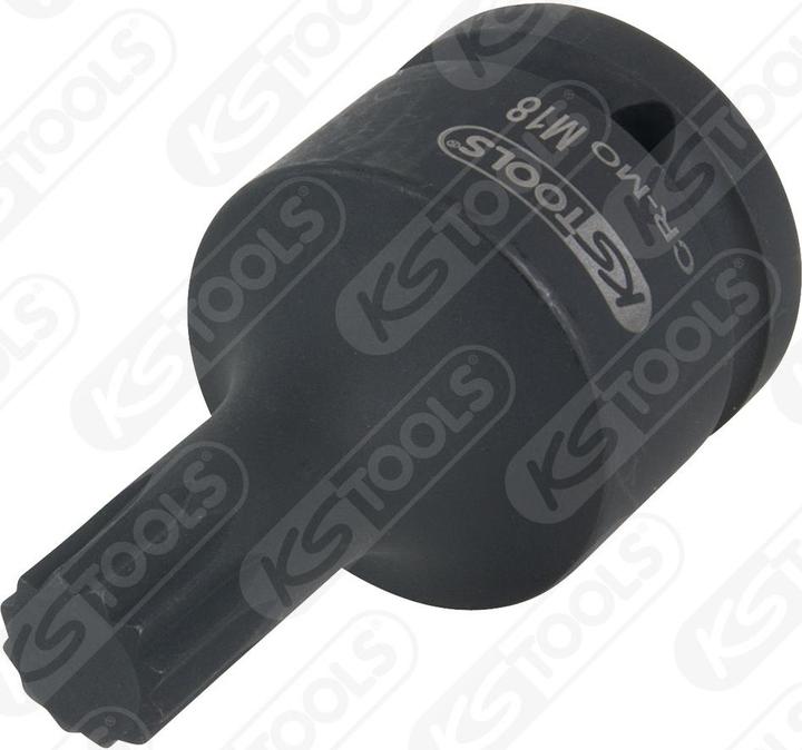 Produktbild KS Tools 3/4" Kraft-Bit-Stecknuss für Vielzahn(XZN®)-Schrauben, kurz