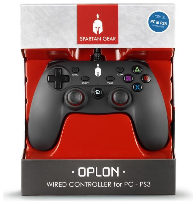 Produktbild Spartan Gear PS3 Controller Oplon wired black PC compatible (PC)