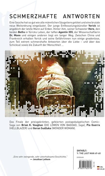 Produktbild Panini Y: The Last Man (Deluxe Edition) (Deutsch, Pia Guerra, Brian K. Vaughan, Sudzuka Goran, 2022)