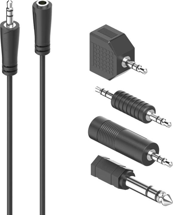 Image du produit Hama Kit de connexion jack, 2,5 m (2.50 m, Jack 3,5 mm (AUX))