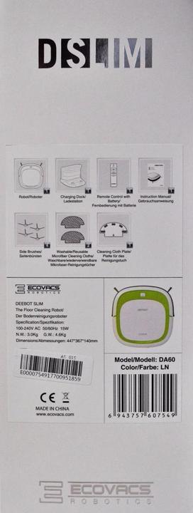 Actual product image Ecovacs Dslim