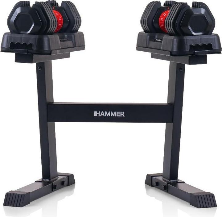 Hammer Fitness Ensemble d'haltères StrongLock 4.0 50 kg (2 x 25 kg)