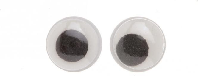 Produktbild Glorex Wackelaugen 12mm,rund 100St.