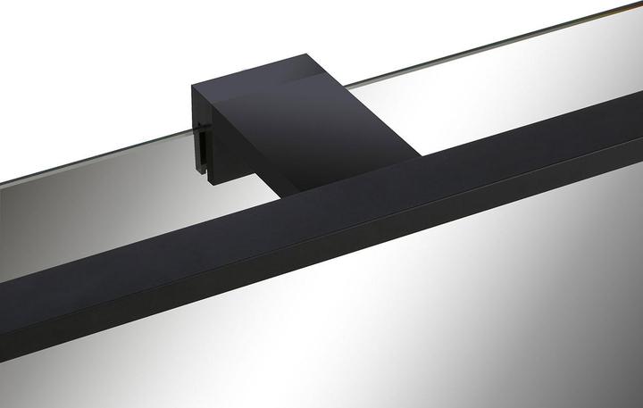Actual product image Briloner LED mirror light, black, 1xLED platinum/8W (780 lm)