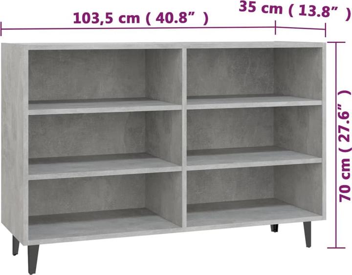 Produktbild VidaXL Lukas (103,5 x 35 x 70 cm)