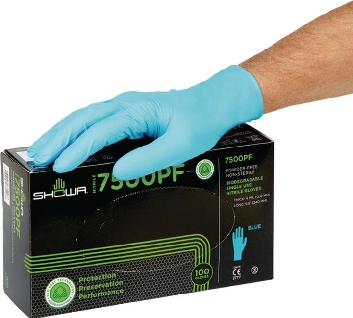Showa Gants jetables en nitrile (XXL)
