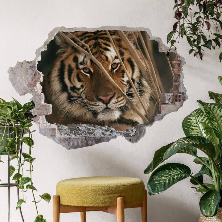 Produktbild Trenddeko 3D National Geographic Tiger (100 x 68 cm)