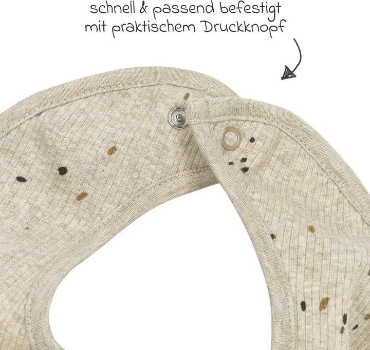 Image du produit Meyco Baby Rib Mini Spot - pack de 2 - sable mélangé