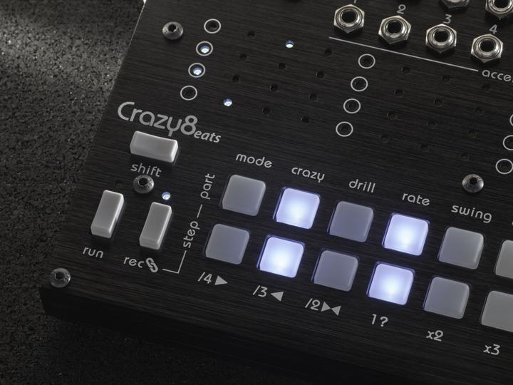 Actual product image Twisted Electrons Crazy8 Beats Sequencer