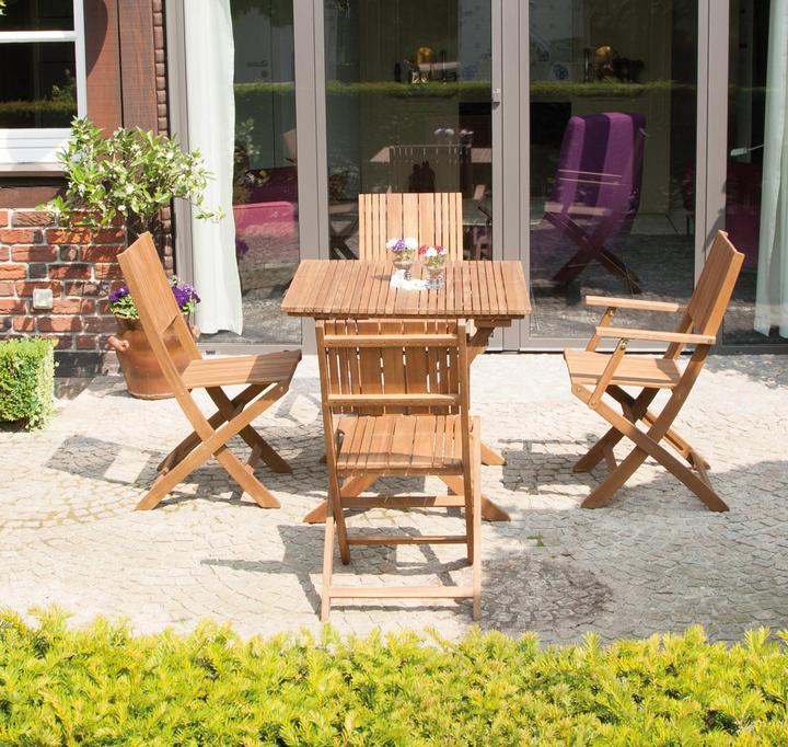 Actual product image Siena Garden Folding table (80 cm)