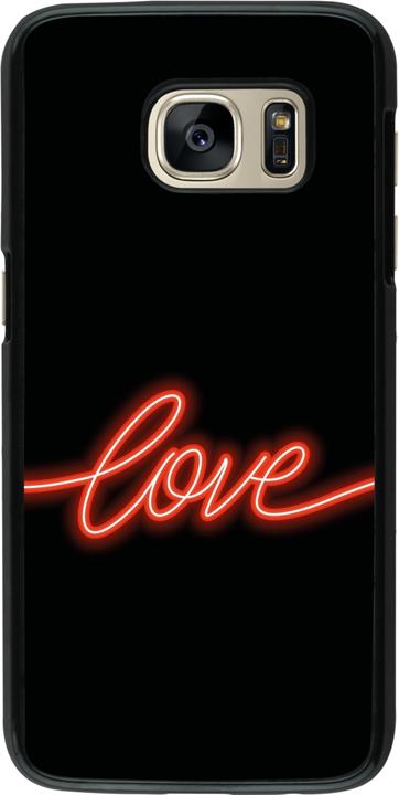 Produktbild PhoneLook Hülle Valentine 2023 neon love (Samsung Galaxy S7)