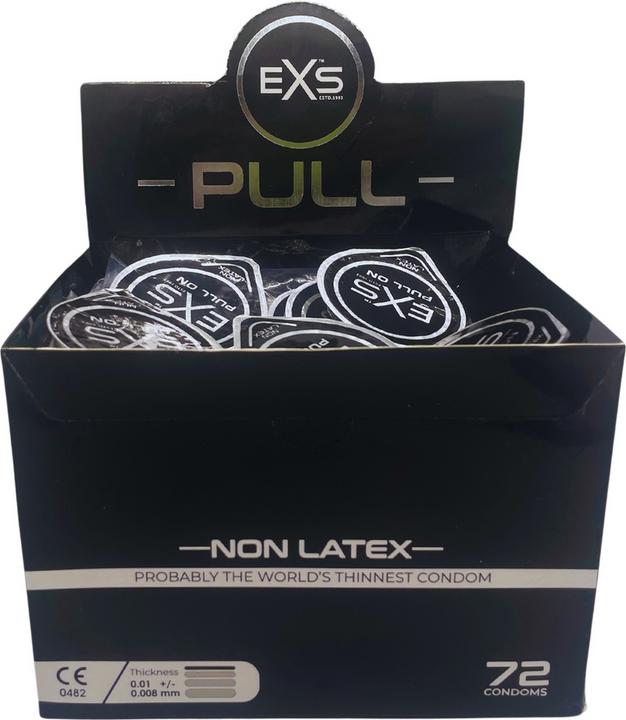EXS "Pull" 72 latex-free, absolutely odourless condoms (72 pcs.)