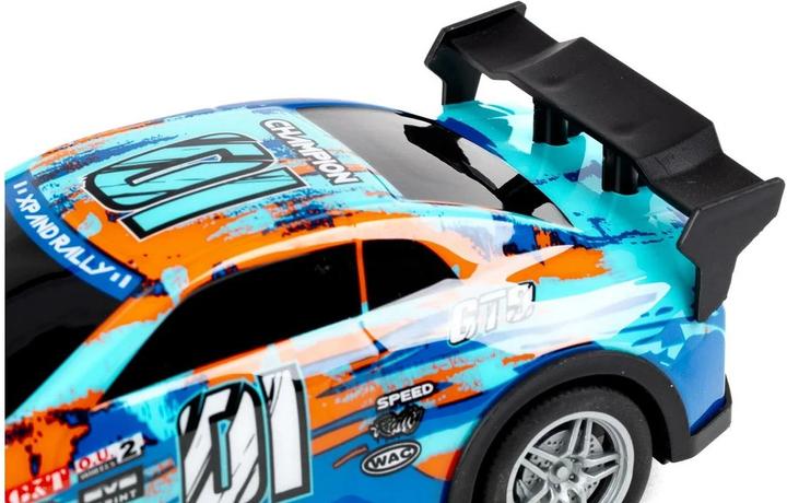 Image du produit Tec-Toy Auto Champion GT9 avec lumière, bleu/orange, 1:22