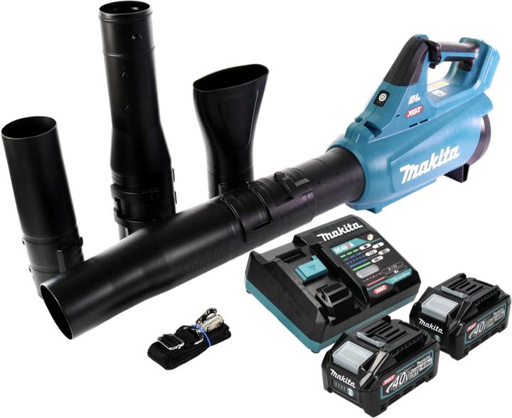 Produktbild Makita UB 001 GM201 Akku Gebläse Laubbläser 40 V max. Brushless + 2x Akku 4,0 Ah + Ladegerät (Akkubetrieb, Laubsauger)