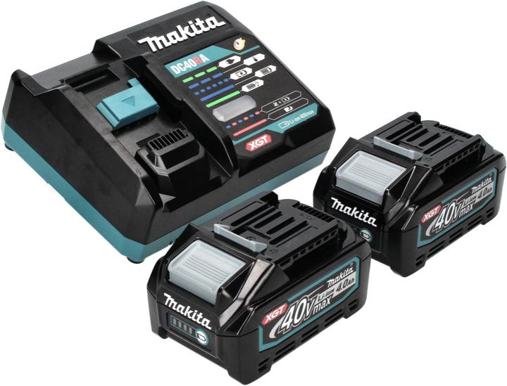 Produktbild Makita UB 001 GM201 Akku Gebläse Laubbläser 40 V max. Brushless + 2x Akku 4,0 Ah + Ladegerät (Akkubetrieb, Laubsauger)