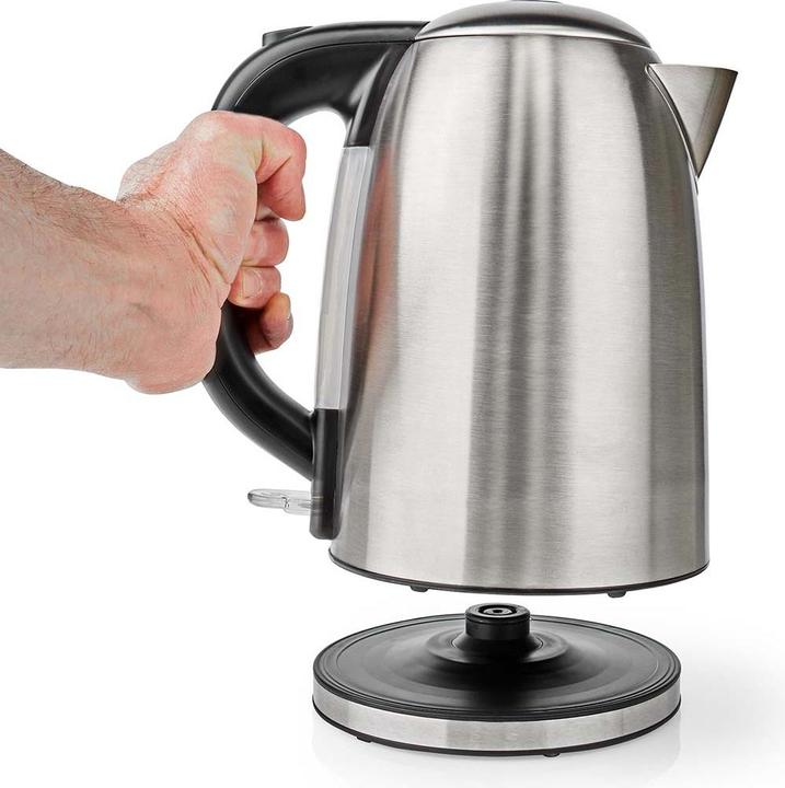Produktbild Nedis Wasserkocher - 360°-Drehsockel - Verdecktes Heizelement - Strix-Regler - Trockengehschutz - (1.70 l, EU-Stecker)