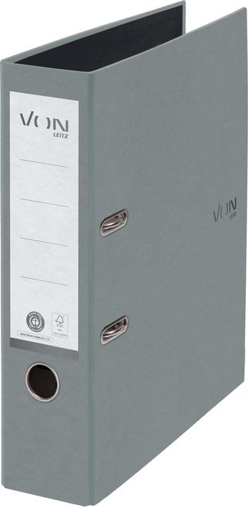 Produktbild von Hallers Ordner 8 cm, Grau (A4, 80 mm, 1 Stück)