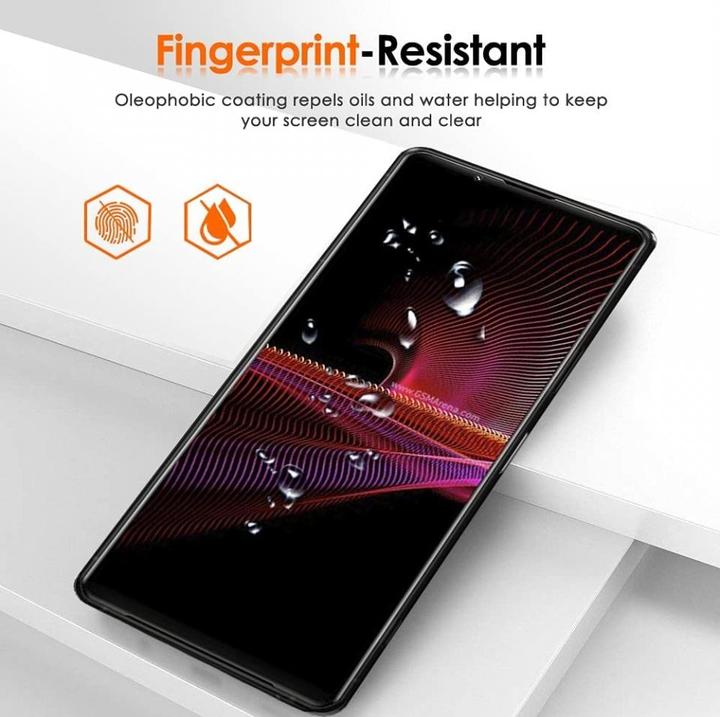 Produktbild Screenguard Sony Xperia 1 III Full Screen Panzerglas Schutzfolie 2.5D 9H (1 Stück, Sony Xperia 1 III)