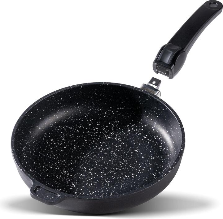 Actual product image Stoneline Made in Germany Bratpfanne, 24 cm, Kokillenguss, mit abnehmbarem Griff (Frying pan, Aluminium)
