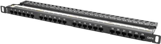 Actual product image Lanberg PPU6-0024-B Patch Panel 0.5U