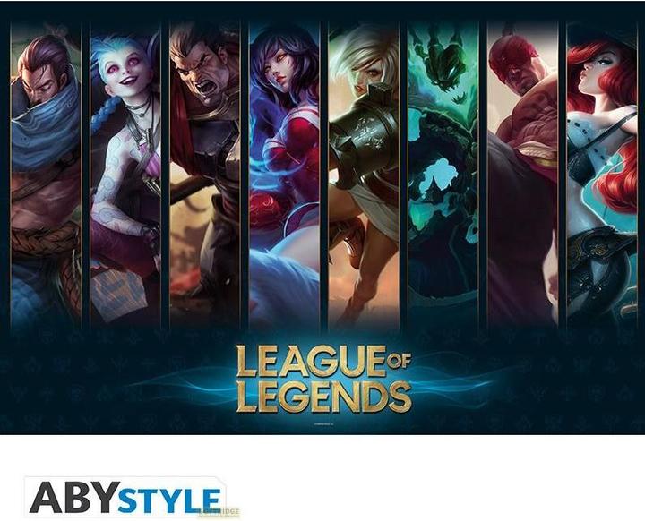 Actual product image ABYstyle League Of Legends - Champions (91.5 x 61 cm)