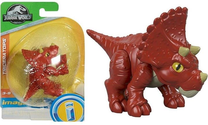 Actual product image Mattel Imaginext Jurassic World Baby-Dino Triceratops 7 cm