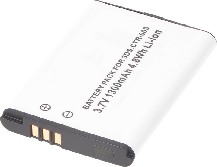 Actual product image XCell Li-Ion Akku passend für Nintendo C/CTR-A-AB Akkutyp CTR-003, 3,7 Volt, 1300mAh (3DS, 2DS)