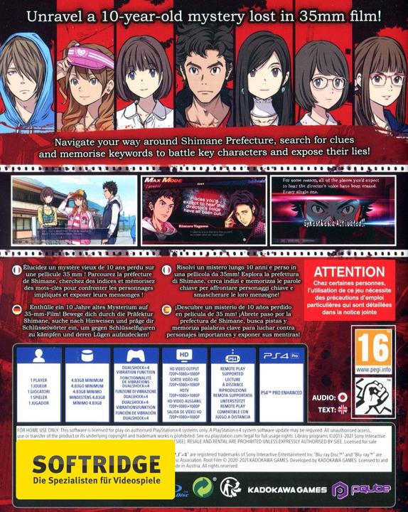 Immagine prodotto Pqube Film di radice (PS4, DE)