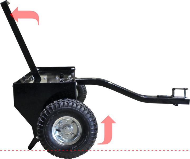 Produktbild Wiltec Aerifizierer 90cm für Aufsitzmäher Rasenlüfter Rasenbelüfter Rasentraktor