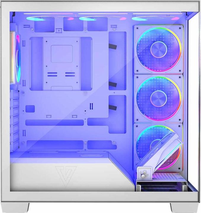 Actual product image Modecom Computergehäuse VOLCANO STELLAR ARGB MIDI 5F (ATX, mATX, Mini-ITX)