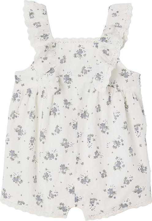 Actual product image Vertbaudet Festlicher Baby Kurzoverall mit Plumetismuster (92)