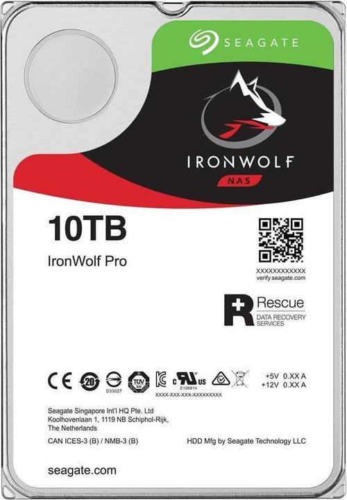 Seagate Ironwolf Pro (Helium Filling) (10 To, 3.5", CMR)