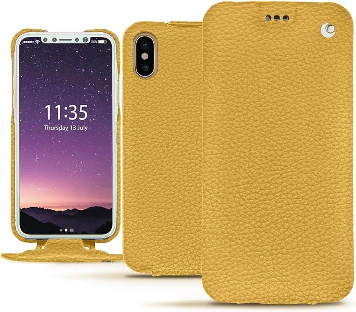 Actual product image Noreve Leather cover vertical (Apple iPhone X)