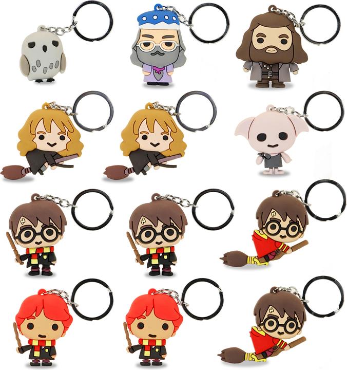 Actual product image Karactermania Set of 12 Keychain Vinyl Figures Assorted HP