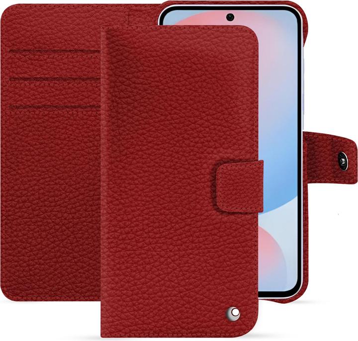 Actual product image Noreve Samsung Galaxy A56 leather wallet case (Samsung Galaxy A56)