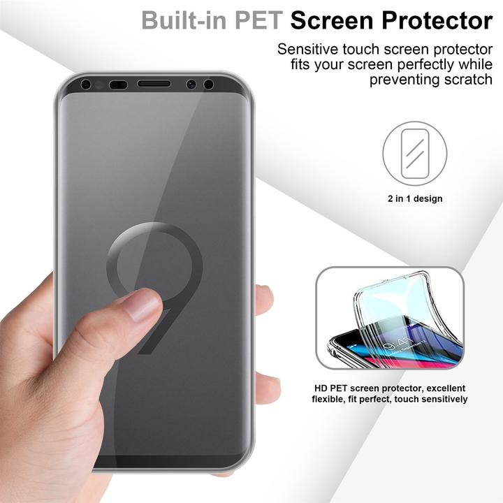 Produktbild Cadorabo TPU 360 Grad Case Cover (Samsung Galaxy S9+)