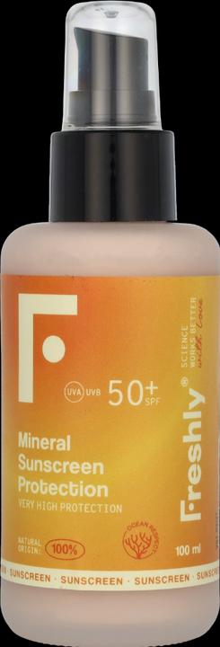 Produktbild Freshly Cosmetics SPF 50 Gesunder Mineral-Sonnenschutz 100ml (Sonnencreme, SPF 50, 100 ml, 0.10 g)