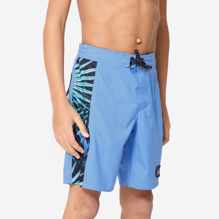 Produktbild Olaian Boardshorts Surfen Jungen 900 Band blau (12, 13, 14)