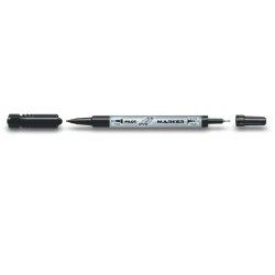 Produktbild Pilot Permanent-Marker "Marker Twin" CD/DVD, schwarz (Schwarz, 0.80 mm, 1 x)