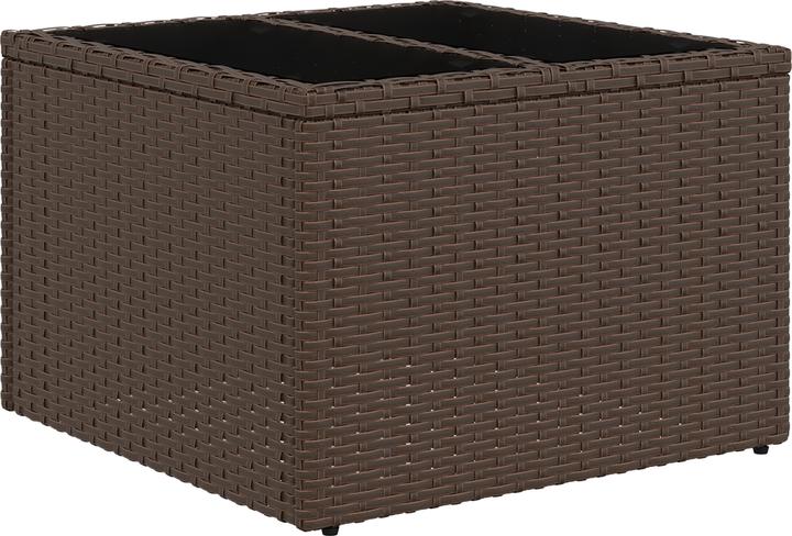 Image du produit VidaXL Ensemble de 8 canapés de jardin avec coussins Poly-Rattan brun