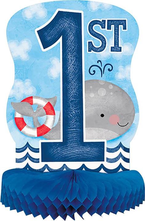 Immagine prodotto Unique Party Unique - Party Nautical - Centrotavola design nido d'ape per il primo compleanno