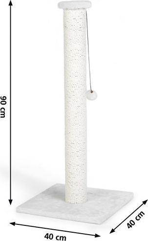 Image du produit Beeztees Arbre à chat Serpa (90 cm, Blanc)