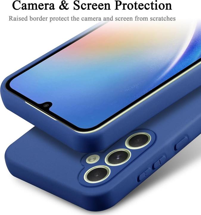 Actual product image Cadorabo Case for Samsung Galaxy A34 5G TPU in liquid protection silicone design (Samsung Galaxy A34 5G)