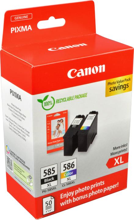 Canon PG-585 XL / CL-586 XL Photo Value Pack (M, CF, Y, C)