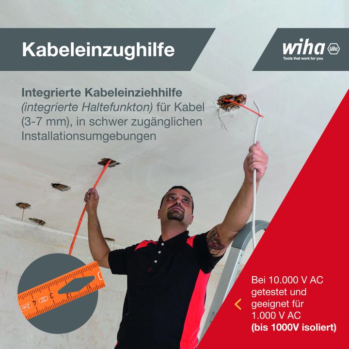 Actual product image Wiha Longlife (cm, mm)