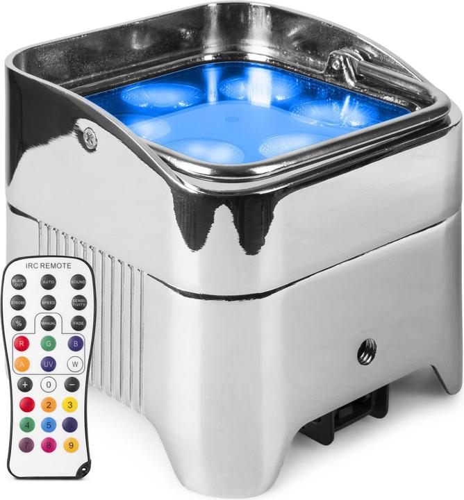 BeamZ Projecteur de sol BBP96SC Uplight Par Chrome (12 W, LED)